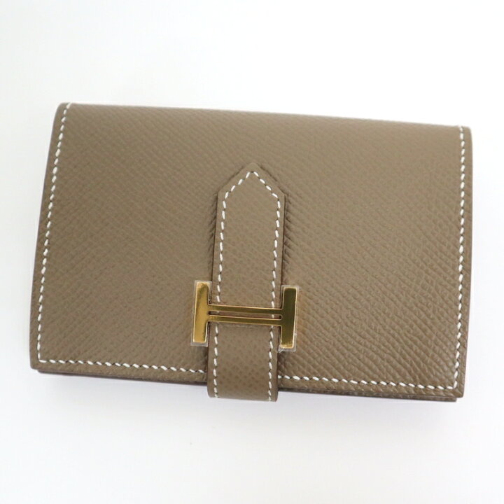 楽天市場】【HERMES】エルメス ベアンカードケース エトゥープ 