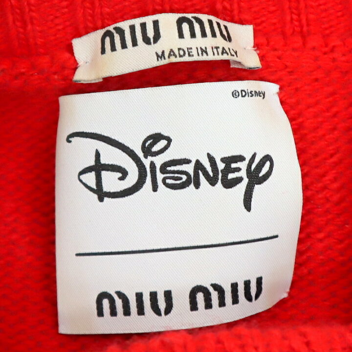 楽天市場】【MIUMIU×Disney】ミュウミュウ×ディズニー 長袖ニット 