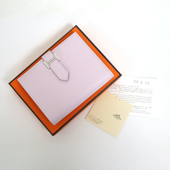 楽天市場】【HERMES】エルメス ベアンコンパクト モーヴペール 