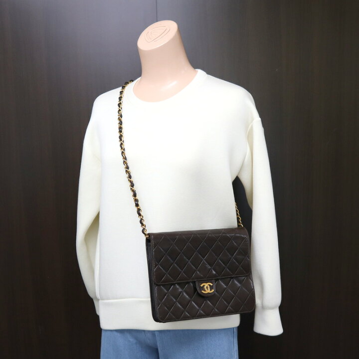 楽天市場】【CHANEL】シャネル ココマーク マトラッセ ショルダー  