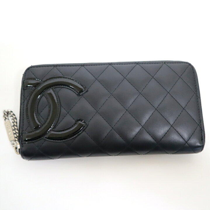 楽天市場】【CHANEL】シャネル カンボンライン ラウンドファスナー長 