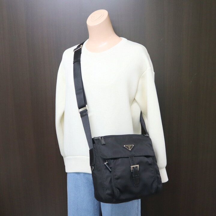 楽天市場】【PRADA】プラダ ヴェラ ショルダーバッグ ネロ ナイロン 