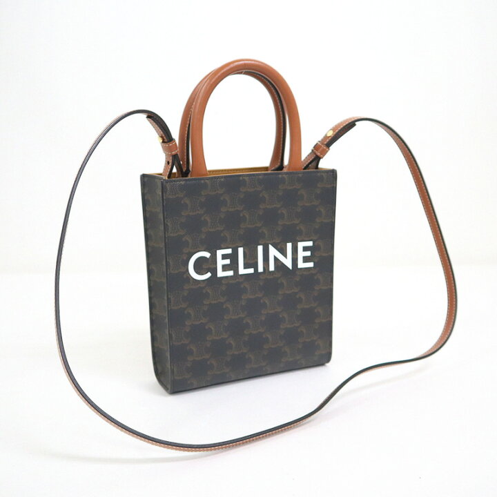 楽天市場】【CELINE】セリーヌ ミニ バーティカル・カバ 2WAYバッグ 