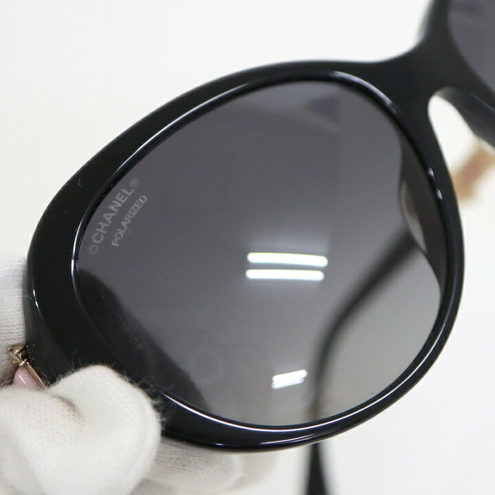 楽天市場】【CHANEL】シャネル サングラス ブラック×ピンク パール  