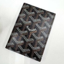 【GOYARD】ゴヤール サンマルク カードケース レザー ブラック×ブラウン×ホワイト STMAR2PMLTY01CL01X【中古】【代金引換不可】/kt15757ko