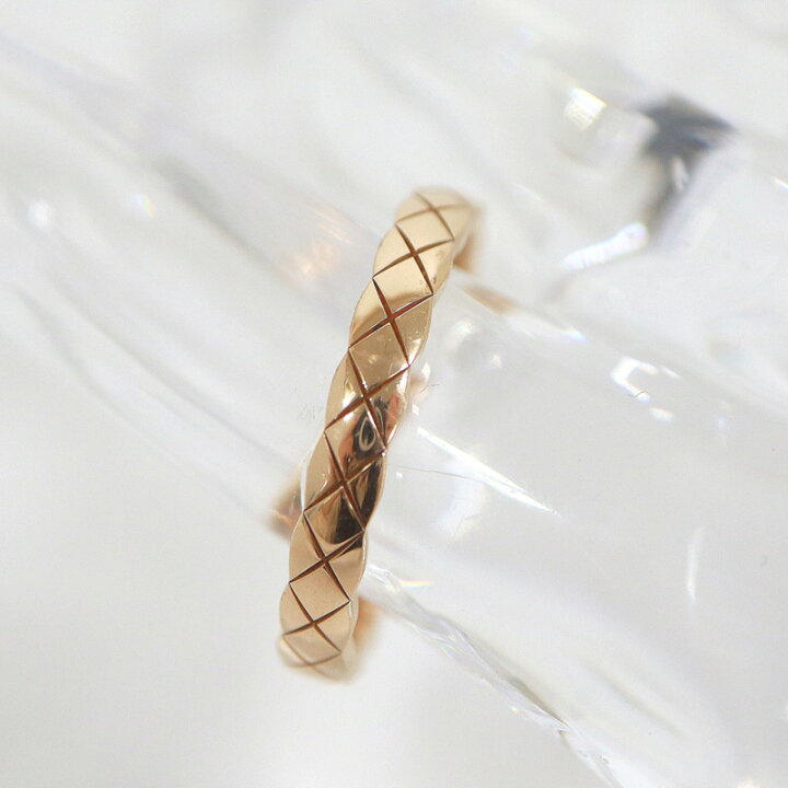 楽天市場】【CHANEL】シャネル ココクラッシュ・ミニ・リング Au750  