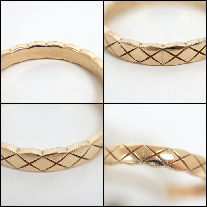 楽天市場】【CHANEL】シャネル ココクラッシュ・ミニ・リング Au750  