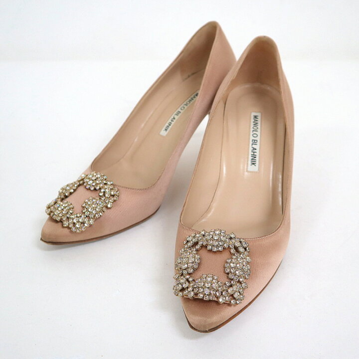 楽天市場】【MANOLO BLAHNIK】マノロブラニク ハンギシサテンパンプス 