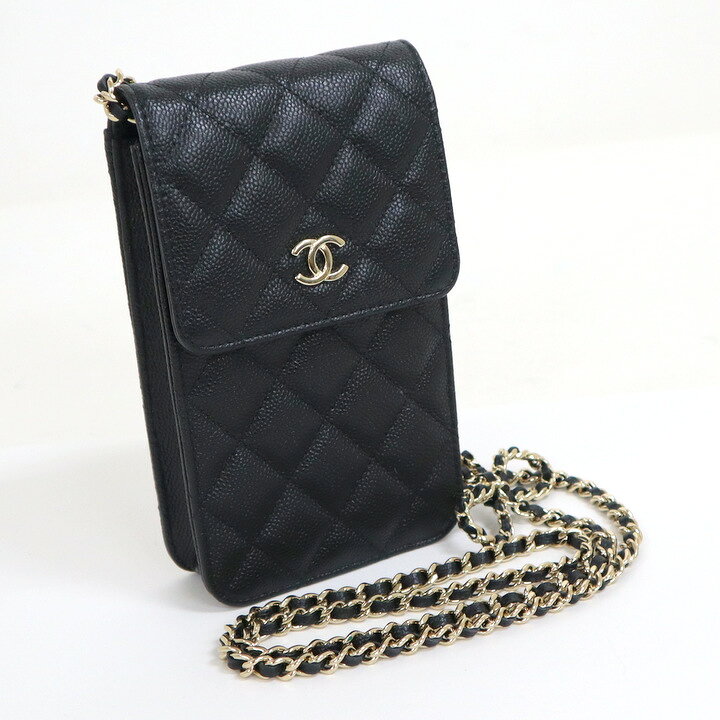 楽天市場】【CHANEL】シャネル スマホショルダー リボンチェーン 