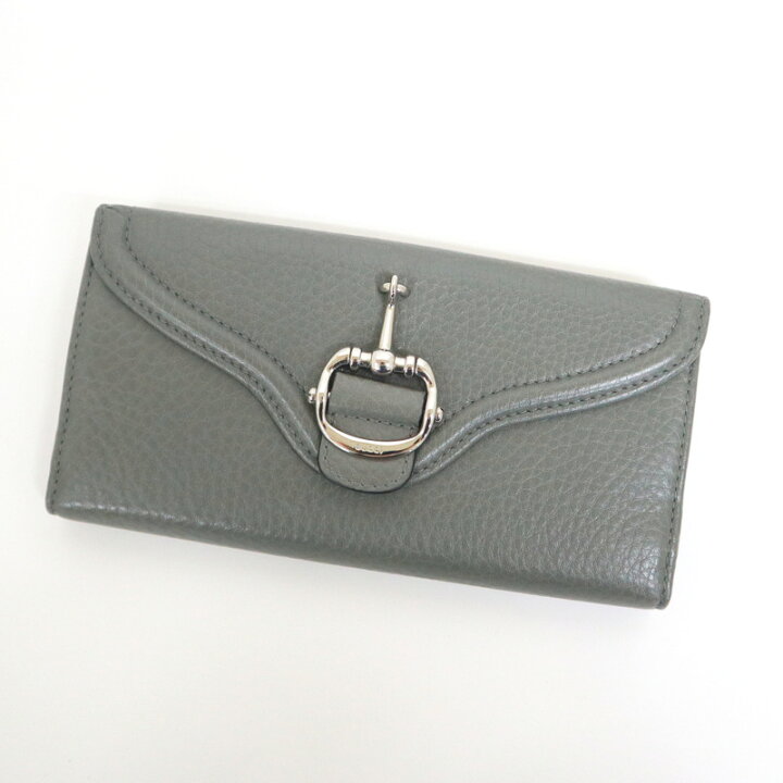楽天市場】【GUCCI】グッチ ホースビット Wホック 長財布 レザー  