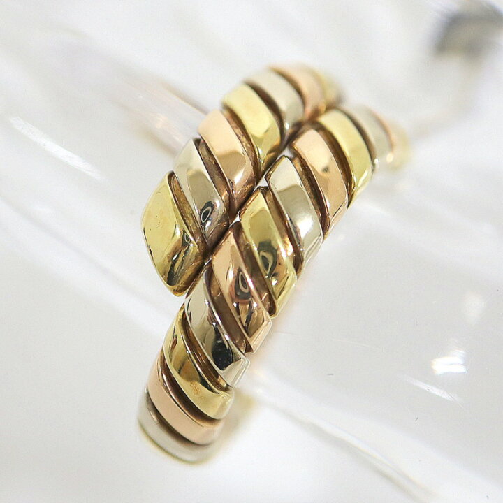 楽天市場】【BVLGARI】ブルガリ トゥボガス・スネークリング 750スリー  