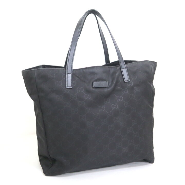 楽天市場】【GUCCI】グッチ トートバッグ GG柄 ナイロン ブラック  