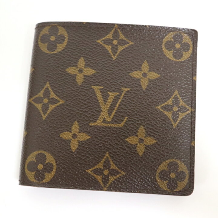 LOUIS VUITTON】ルイヴィトン ポルトフォイユ・マルコ 2つ折り財布  