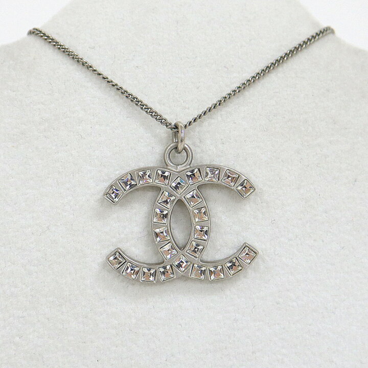 楽天市場】【CHANEL】シャネル ネックレス ラインストーン ココマーク  