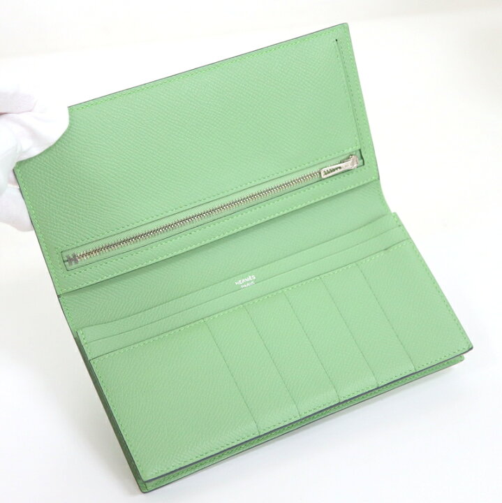 楽天市場】【HERMES】エルメス ベアンスフレ 二つ折り長財布 エプソン  