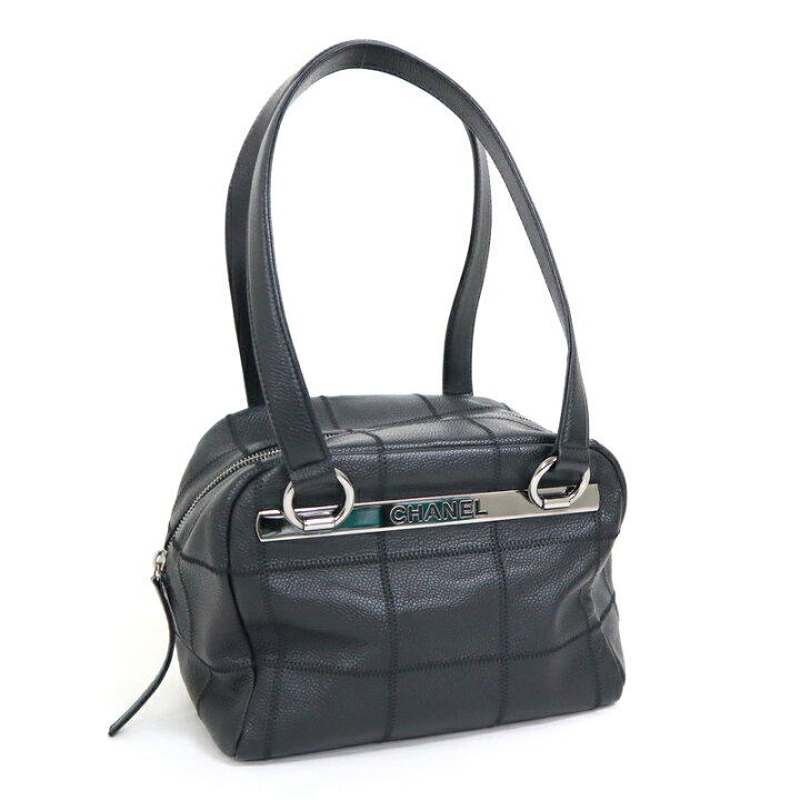 楽天市場】【CHANEL】シャネル チェコバーミニボストン ブラック  