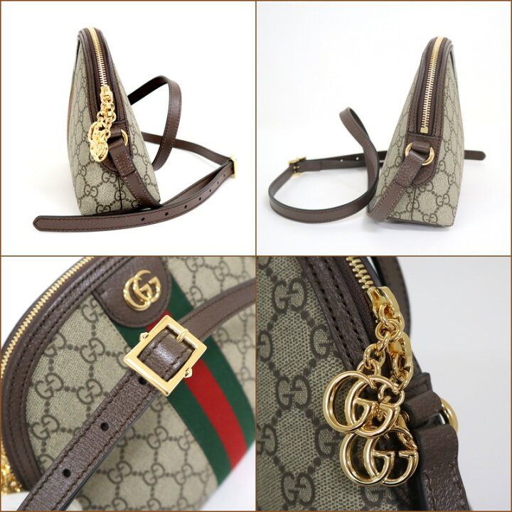 楽天市場】【GUCCI】グッチ ショルダーバッグ GGスプリーム×レザー  