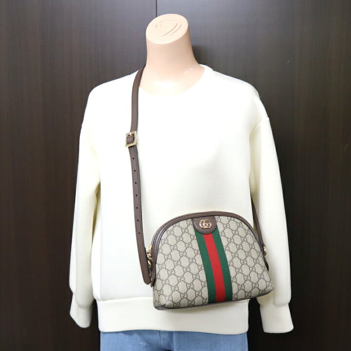 楽天市場】【GUCCI】グッチ ショルダーバッグ GGスプリーム×レザー  