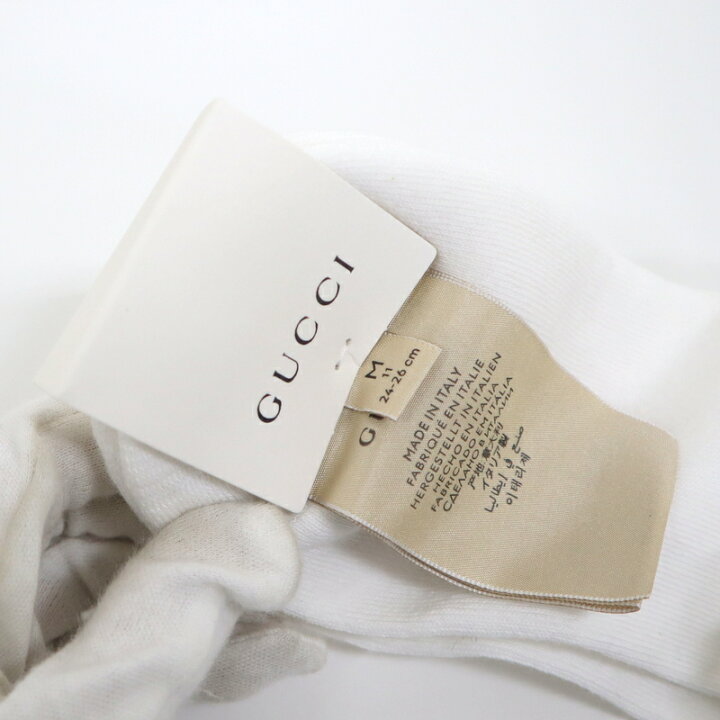 楽天市場】【GUCCI】グッチ 靴下 タイガー ホワイト ストレッチ 
