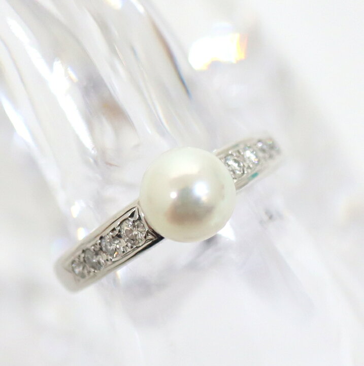 楽天市場】【MIKIMOTO】ミキモト デザインヤリング パール  