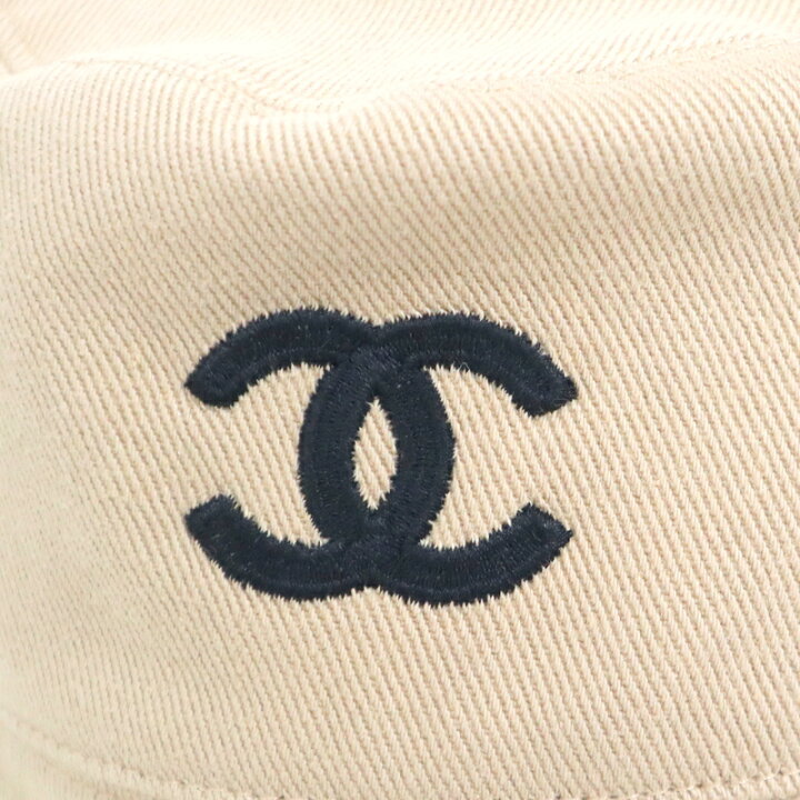 楽天市場】【CHANEL】シャネル リバーシブル・バケットハット ココ 
