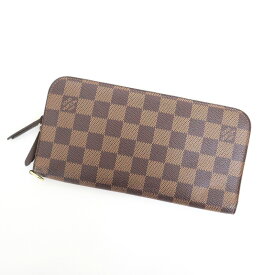 【LOUIS VUITTON】ルイヴィトン ポルトフォイユ・アンソリット 二つ折り長財布 ダミエ エベヌ N63071 CA5019【中古】【代金引換不可】/kt14236br