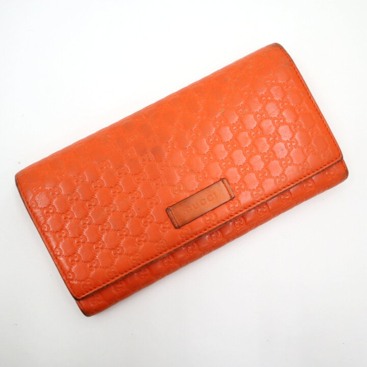 楽天市場】【GUCCI】グッチ マイクログッチシマ ニつ折り長財布 レザー  