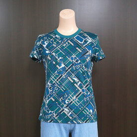 【HERMES】エルメス Tシャツ 無秩序と鎖 #34 グリーン【中古】【代金引換不可】/kt15355br