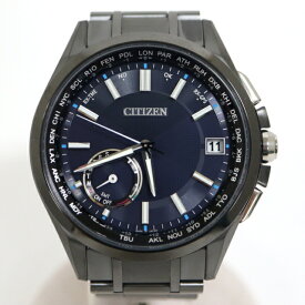 【CITIZEN】シチズン 腕時計 アテッサ エコドライブ スーパーチタニウム メタル×ダークブルー CC3015-57L【中古】【代金引換不可】/ng0140
