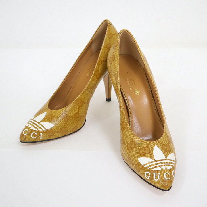 楽天市場】【GUCCI】グッチ×アディダス ハイヒールパンプス GG 