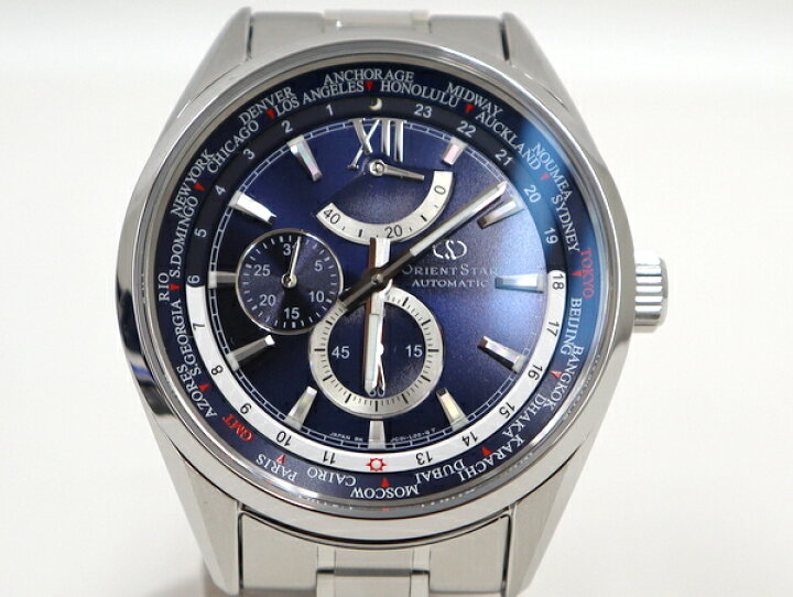 楽天市場】【ORIENT STAR】ワールドタイム メンズ腕時計 WZ0071JC 自動 