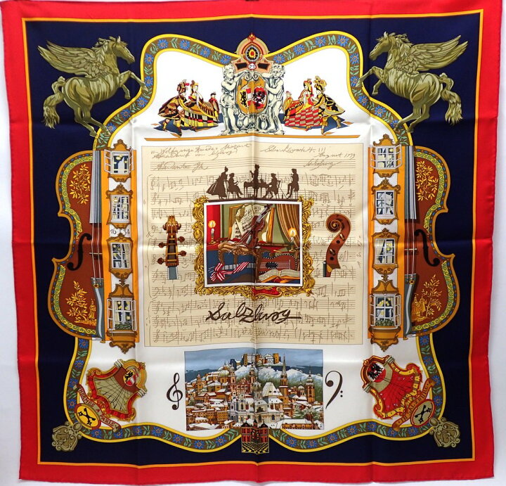 楽天市場】【☆未使用☆】《送料込》 HERMES エルメス 『カレ90 