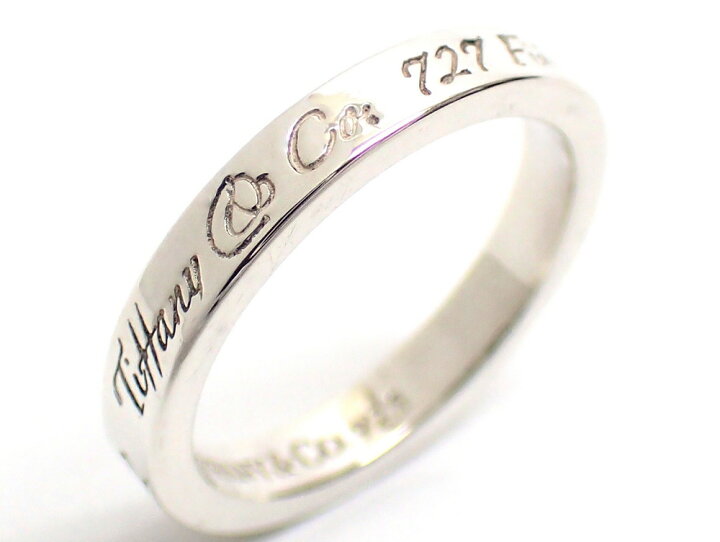 楽天市場】【☆良品☆】《送料込》 TIFFANY&Co 『ノーツナローバンド  