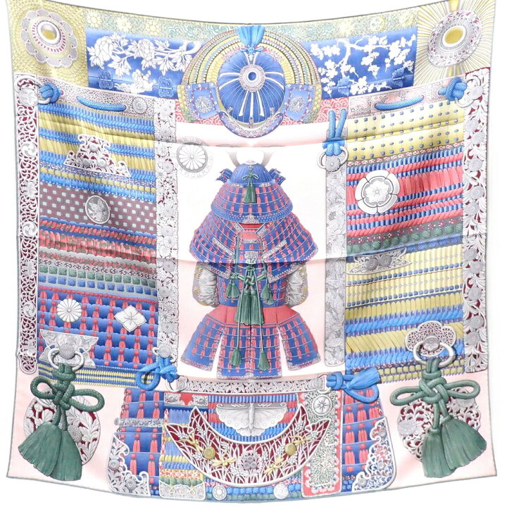 楽天市場】【☆新品同様☆】HERMES エルメス『カレ90』《Parures de  