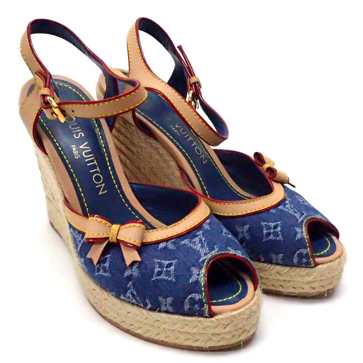 楽天市場】【☆LOUIS VUITTON☆】 ルイ・ヴィトン 『ウェッジソール  
