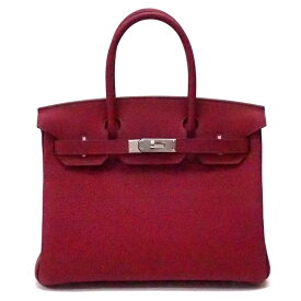 【★HERMES★】 エルメス『バーキン 30《ルビー×シルバー金具/トゴ/B刻印(2023)》』BIRKIN30/Rubis/Veau Crispe Togo/牛革/ハンドバッグ/レディース　35455k024.4　＠【中古】【★プレゼントにも★】