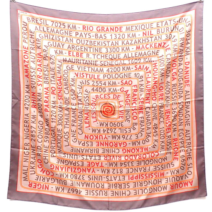 楽天市場】【☆HERMES☆】 エルメス 『カレ90/スカーフ』 《Les  