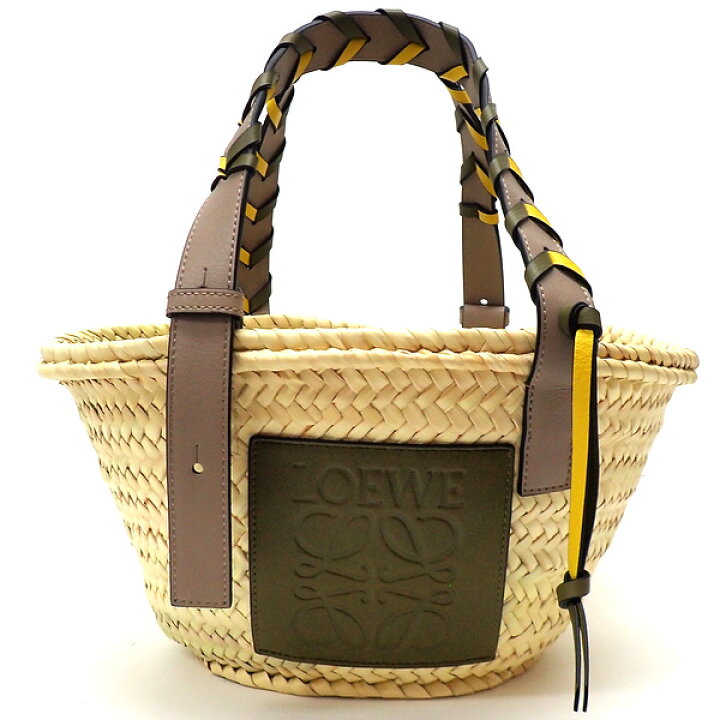 LOEWE (ロエベ) スクエア かごバッグ バスケット スモール ベージュ  