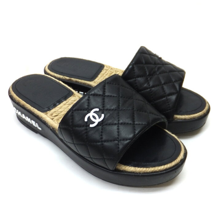楽天市場】【☆CHANEL☆】シャネル 『マトラッセ・エスパドリーユ 