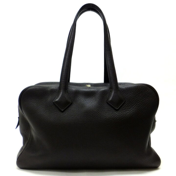 楽天市場】【☆HERMES☆】エルメス 『ヴィクトリア35』 ダークブラウン 