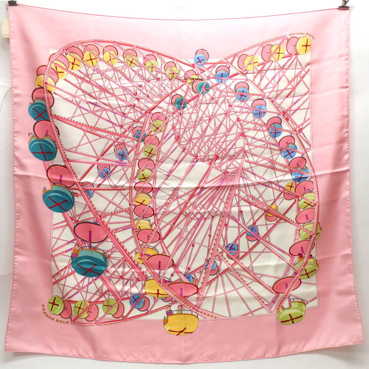 楽天市場】【☆HERMES☆】エルメス『カレ90《GRANDE ROUE 観覧車 