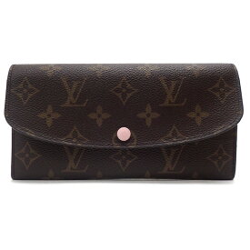 【★LOUIS VUITTON★】ルイヴィトン 『ポルトフォイユ・エミリー/2つ折り長財布』　モノグラム/ローズバレリーヌ/ピンク/ベビーピンク/M61289/長財布/財布/小物/レディース/ポルトフォイユエミリー/ローズバレリーナ　36687K024.4　＠【中古】