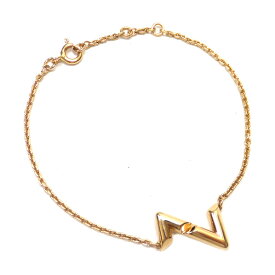 【★LOUIS VUITTON★】ルイヴィトン　『LVヴォルトアップサイドダウンブレス』　K18PG/4.5g/腕回り：約15cm/Q95977/ブレスレット/アクセサリー/ジュエリー/ピンクゴールド/レディース　38350k029.5　＠【中古】 121.5