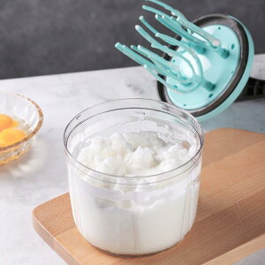家庭用手動式卵白泡立て器 ベーキングツール 半自動クリーム泡立て器 卵ケーキミキサー 小型ケーキメーカー 1000ml