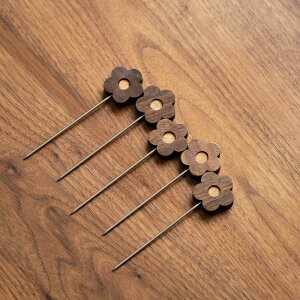 ケーキフォーク フルーツピック セット 5本入り 木製 ステンレス 果物フォーク キッチン雑貨 木製のオブジェ ミニフォークおしゃれ 和菓子 スイーツ パーティー イベント くだもの フルーツ