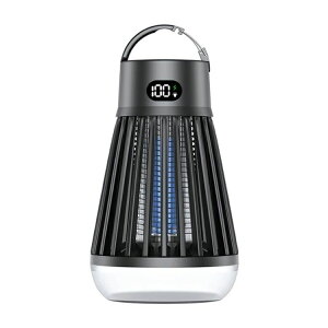 電撃殺虫器 蚊 屋外 電撃殺虫器 電撃殺虫機 電気蚊取り器 UV光源誘引式捕虫器 照明 ランタン LEDライト 吊り下げ&据え置き両対応 USB充電 防水 捕虫器 電気蚊取り器 省エネ 蚊取り 虫取り機