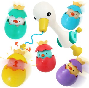 お風呂おもちゃ おふろおもちゃ 水遊び マグネット式 釣り竿 釣りおもちゃ ピカピカ 光り アヒル ガチョウ ペンギン 卵定番 おもちゃ シャワーおもちゃ おもちゃ クリスマス プレゼント