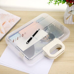 クリアファイル A4 ポケットリフィール 書類ケース プラスチック a4 透明 ファイルケース 取っ手付き 持ち運び 書類整理 資料整理 ファイルボックス 書類保管 書類整理 資料収納 持ち運びに