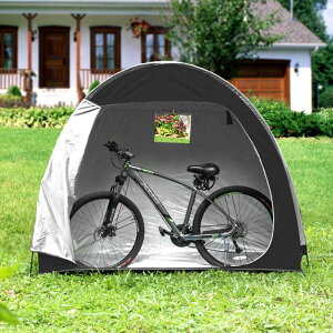 自転車テント 簡単組み立て サイクルガレージ サイクルカバー 1台用 自転車カバー 折り畳み式 自転車カバー テント式 盗難防止 組み立て ガレージ 保管 雨よけ 日よけ 雪よけ 家庭用 UVカッ