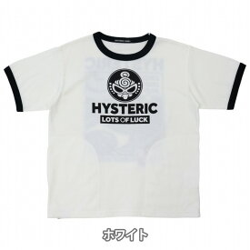 Hystericmini ヒステリックミニ　LOTS OF LUCK ポケット付き半袖Tシャツ